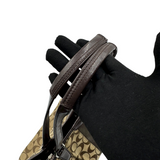 COACH SIGNATURE STRIPE TOTE BAG