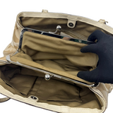 COACH SIGNATURE CANVAS KISSLOCK TOTE BAG