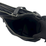 COACH BLACK NYLON WEEKENDER SHOULDER BAG