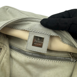 FENDI CANVAS BAGUETTE BAG PINK BUCKLE