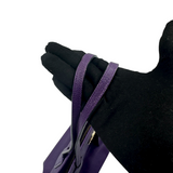 COACH PURPLE LEATHER TOTE BAG