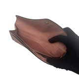 COACH TAUPE LEATHER LONG WALLET