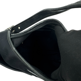 COACH BLACK NYLON SHOULDER BAG