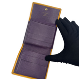 LOUIS VUITTON YELLOW EPI SMALL WALLET