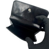 FENDI BLACK BUCKLE SMALL WALLET