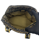 FENDI ZUCCA MINI BOSTON HANDBAG