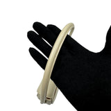 MOSCHINO IVORY HEART CLASP TOP HANDLE BAG