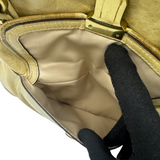 COACH TAN LEATHER HIPPIE FLAP CROSSBODY BAG