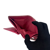 COACH SIGNATURE WALLET WITH PINK TRIM