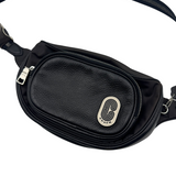 COACH LEATHER BLACK BELT BAG
