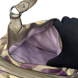 COACH MADISON OP ART PURPLE MAGGIE SHOULDER BAG