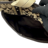 COACH SIGNATURE CANVAS TOTE BAG