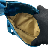 COACH NYLON SIGNATURE BLUE CROSSBODY BAG