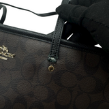 COACH SIGNATURE CITY TOTE BAG