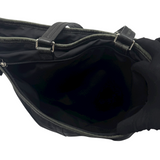 COACH BLACK NYLON WEEKENDER SHOULDER BAG