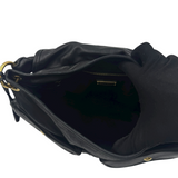 MIU MIU MATELASSÉ BLACK LEATHER HANDBAG