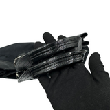 COACH BLACK SIGNATURE SATCHEL BAG