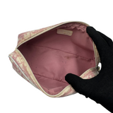 DIOR TROTTER PINK CANVAS POUCH