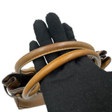 COACH TAN LEATHER SHOULDER BAG