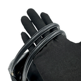 COACH BLACK MADISON PHOEBE LEATHER BAG