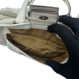 COACH SOHO BOSTON BOWLING WHITE HANDBAG