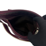 COACH NYLON CRANBERRY CROSSBODY BAG