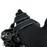 COACH BLACK LEATHER LARGE TOTE BAG