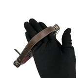 COACH BURGUNDY SIGNATURE SMALL HOBO BAG