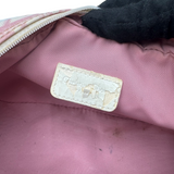 DIOR TROTTER PINK CANVAS POUCH