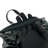 COACH BLACK LEATHER LARGE TOTE BAG