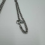 VIVIENNE WESTWOOD LARGE SILVER ORB NECKLACE