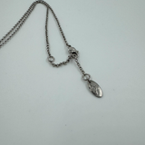 VIVIENNE WESTWOOD BLUE ORB SILVER NECKLACE