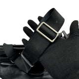 COACH BLACK LEATHER WEEKENDER BAG