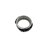 CHROME HEARTS DOUBLE NARROW VINE SILVER RING