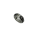 CHROME HEARTS DOUBLE NARROW VINE SILVER RING