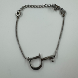 DIOR BIG D SILVER BRACELET