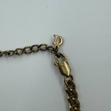 DIOR NAME PLATE GOLD BRACELET