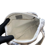 DIOR NUMBER 2 TERRY CLOTH GREY MINI BAG