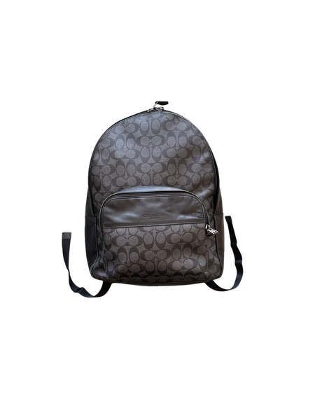 coach backpack f55398 COACH BLACK MONOGRAM LEATHER BACKPACK – 2NDEND