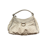 GUCCI WHITE MONOGRAM HANDBAG