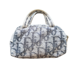 DIOR NUMBER 2 TERRY CLOTH GREY MINI BAG