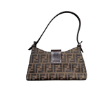 FENDI ZUCCA MAMMA BUCKET HANDBAG