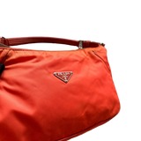 PRADA NYLON ORANGE HANDBAG