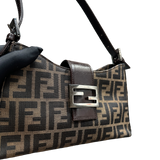 FENDI ZUCCA MAMMA BUCKET HANDBAG