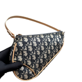 DIOR BLUE TROTTER SADDLE BAG