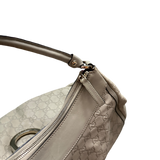 GUCCI WHITE MONOGRAM HANDBAG