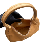 PRADA NYLON YELLOW HOBO HANDBAG