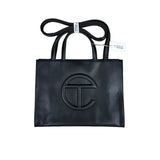TELFAR MEDIUM BLACK BAG