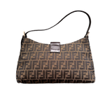 FENDI ZUCCA BROWN HANDBAG