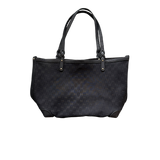 GUCCI BLACK MONOGRAM TOTE BAG